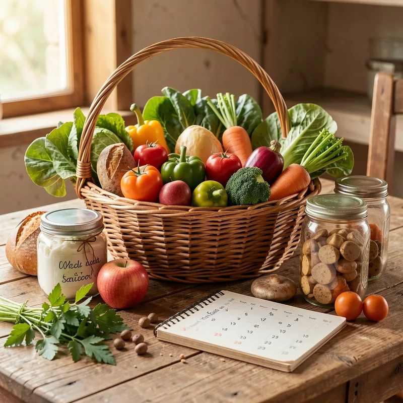 Lire le calendrier des fruits et légumes de saison